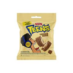 BISC TEENS SNACK CHOC BRANCO 30G