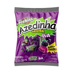 BALA DURA ICEKISS AZED CHICLE UVA 400G