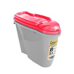 DISPENSER P/ ALIMENTOS HOME 1,5LT VERMEL