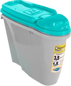 DISPENSER P/ ALIMENTOS HOME 3,5LT AZUL