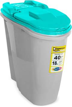 DISPENSER P/ ALIMENTOS HOME 40LT AZUL