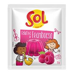 GELATINA SOL FRAMBOESA SCH DP 25G