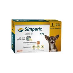 SIMPARIC TAB 5MG 1,3-2,5KG CX1
