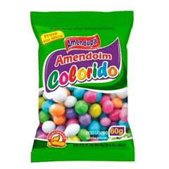 AMENDOIM AMENDUPA COLORIDO 60G