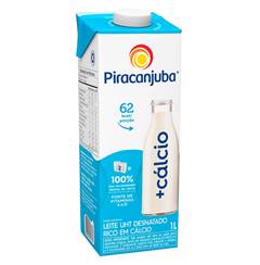 LEITE PIRACANJUBA FUNC+CALCIO 1L