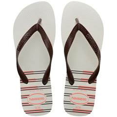 SAND HAVAI TOP BASIC BRANCO/CAFE 39/40