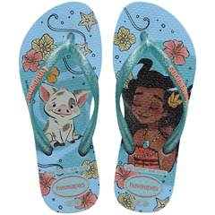 SAND HAVAI KIDS SLIM PRIN AZUL/AZU 33/34