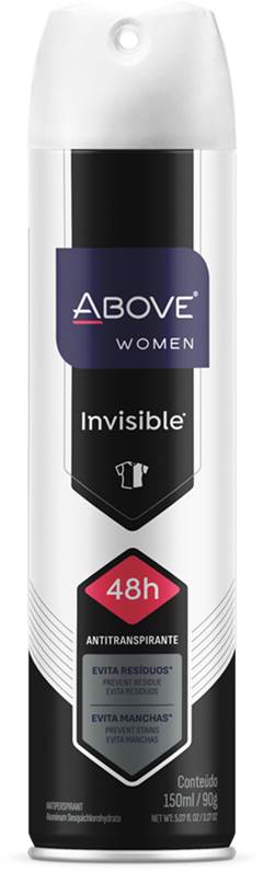 DESOD ANT ABOVE INVISIBLE WOMEN AL 150ML