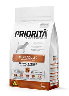 RACAO PRIORITA SUPER PREMIUM MINI ADULTO