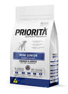 RACAO PRIORITA SUPER PREMIUM MINI JUNIOR