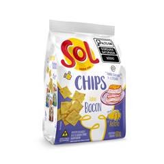 SALGADINHO SOL CHIPS BACON 60G