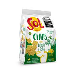 SALGADINHO SOL CHIPS CEBOLA E SALSA 60G