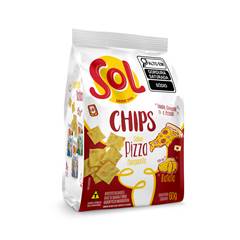 SALGADINHO SOL CHIPS PIZZA MARGUERIT 60G