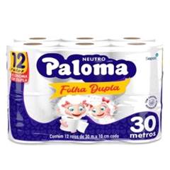 PAPEL HIG PALOMA F/D NEUT 30M C/12